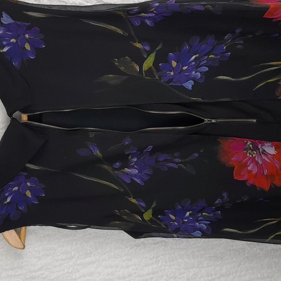 Laura Plus Midi Dress Size 16 Black A194 - Picture 9 of 10